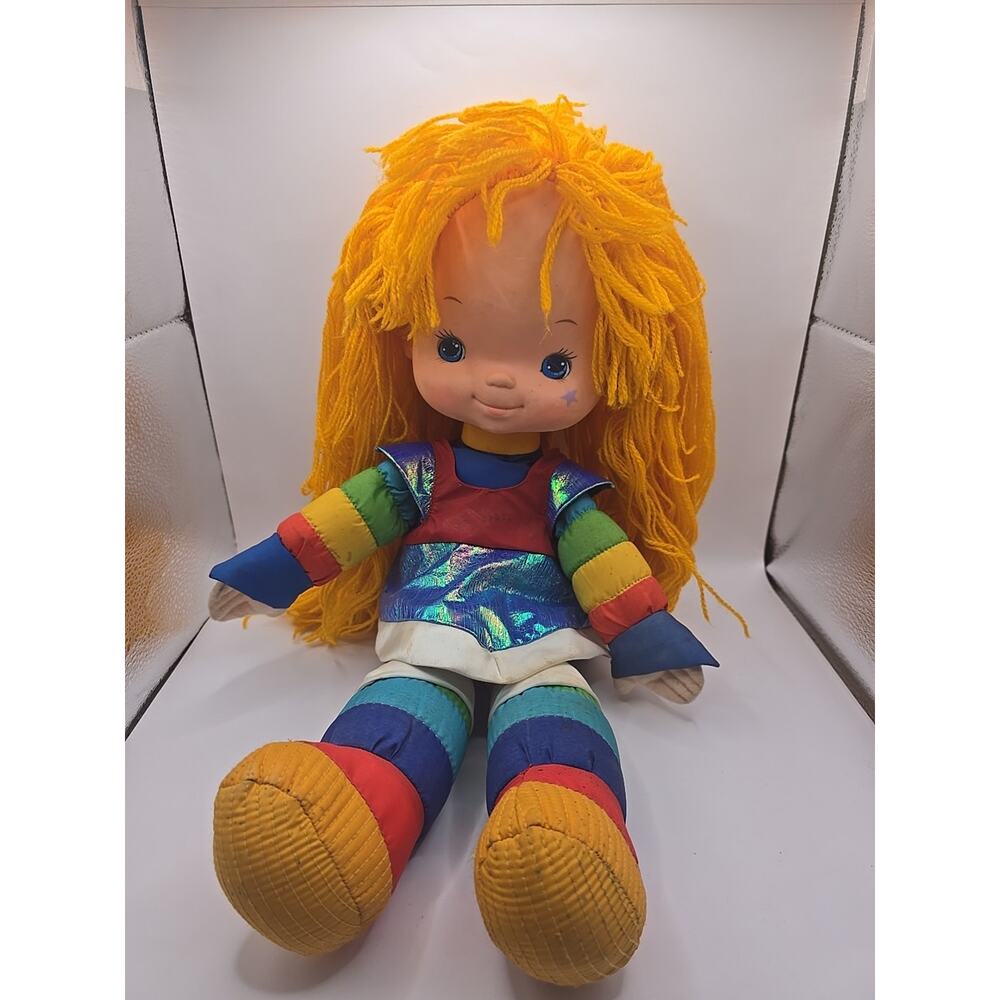 Vintage Rainbow Brite Doll Large Size 1983 Hallmark Cards Mattel‎ 18”